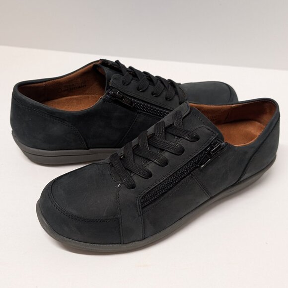 Vionic Abigail Lace-up Arch Supportive Shoe in Black - Picture 4 of 16